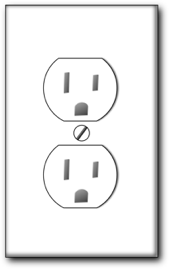 Free outlet sockets plug illustration